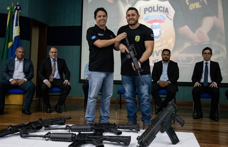 Polícia Civil recebe investimentos de R$ 357 mil na aquisição de fuzis 556