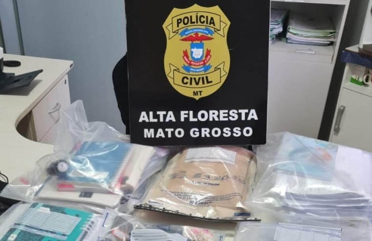 Operação cumpre buscas para apurar crimes em cartório extrajudicial de Alta Floresta