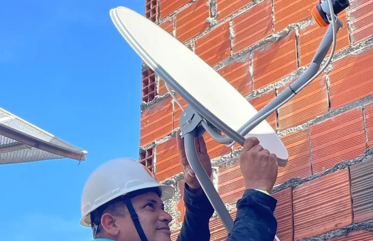 Famílias de MT podem agendar recebimento de kit gratuito com nova antena parabólica digital