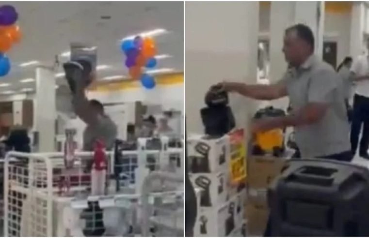 Homem destrói produtos em loja após não conseguir trocar caixa de som com defeito em MG