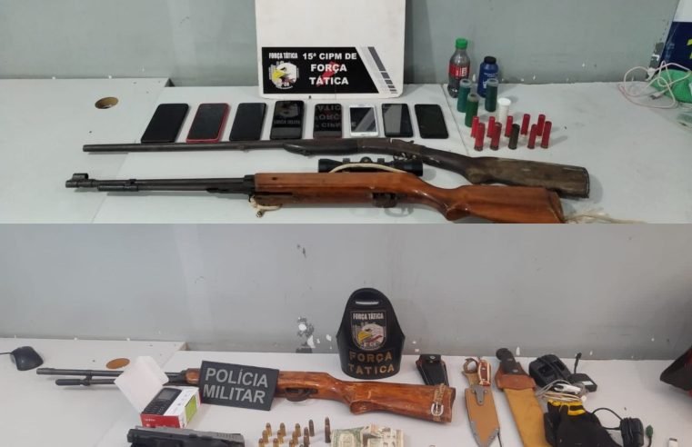 Polícia Militar prende seis homens após sequestro e roubo de gado em Nossa Senhora do Livramento