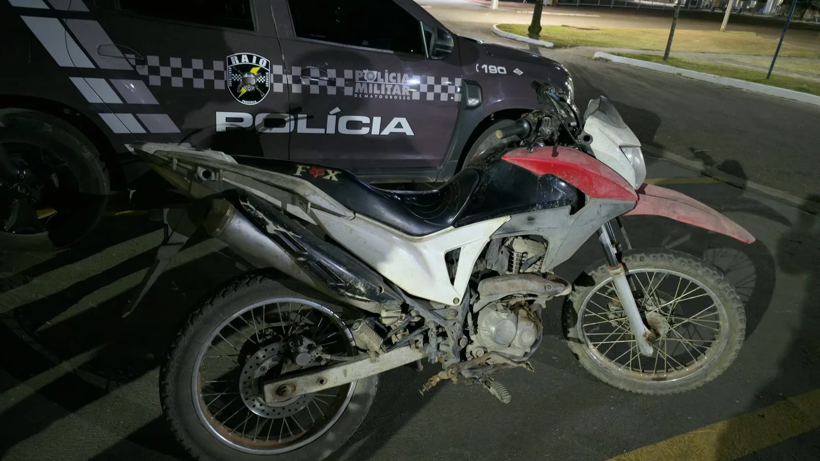 RAIO recupera motocicleta roubada e prende suspeito por receptação em Guarantã do Norte