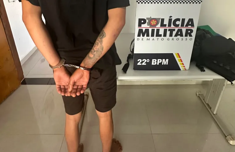 Jovem é preso suspeito de atirar em colega durante trajeto para garimpo em Peixoto de Azevedo