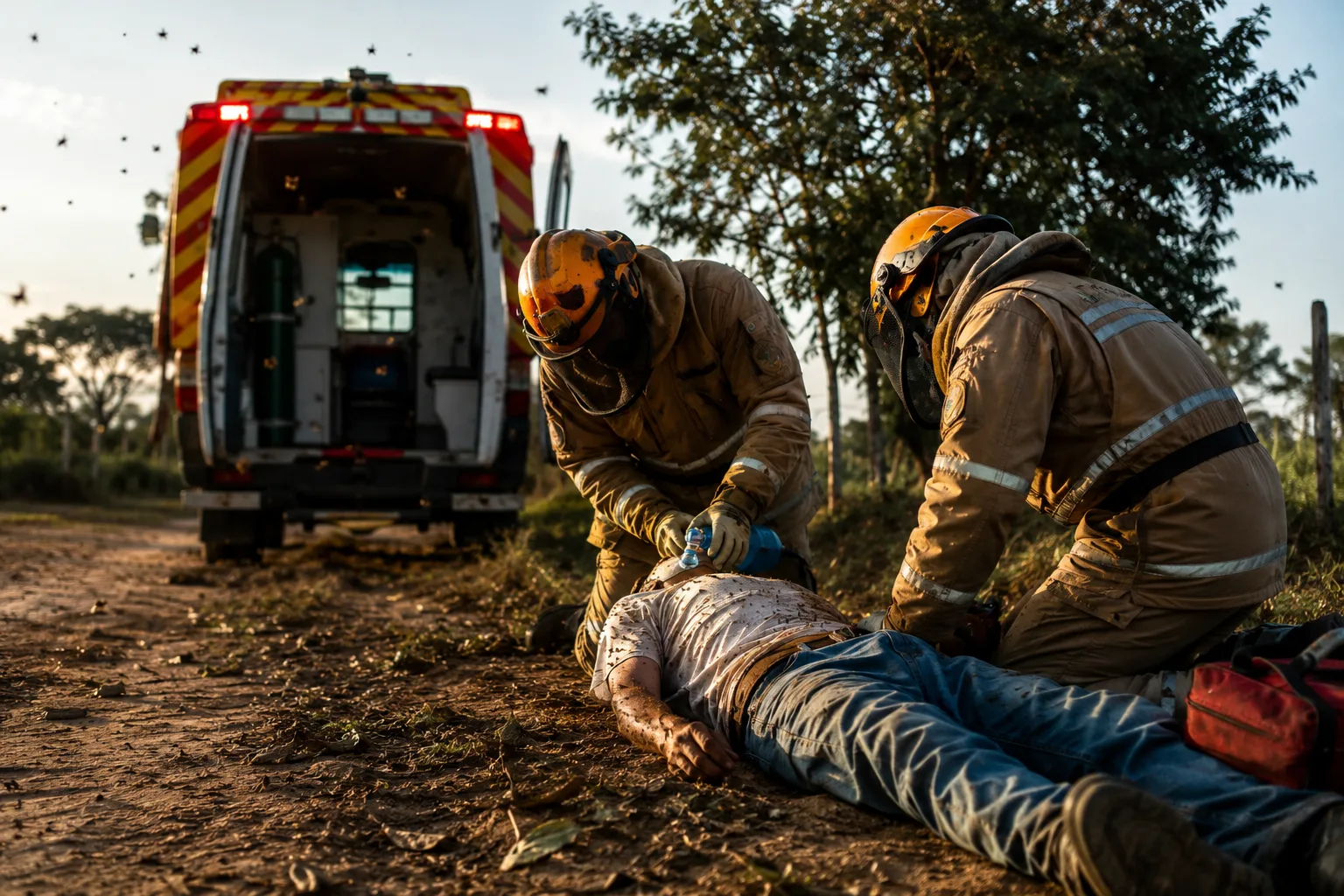 Homem morre após sofrer ataque de abelhas em propriedade rural de Guarantã do Norte