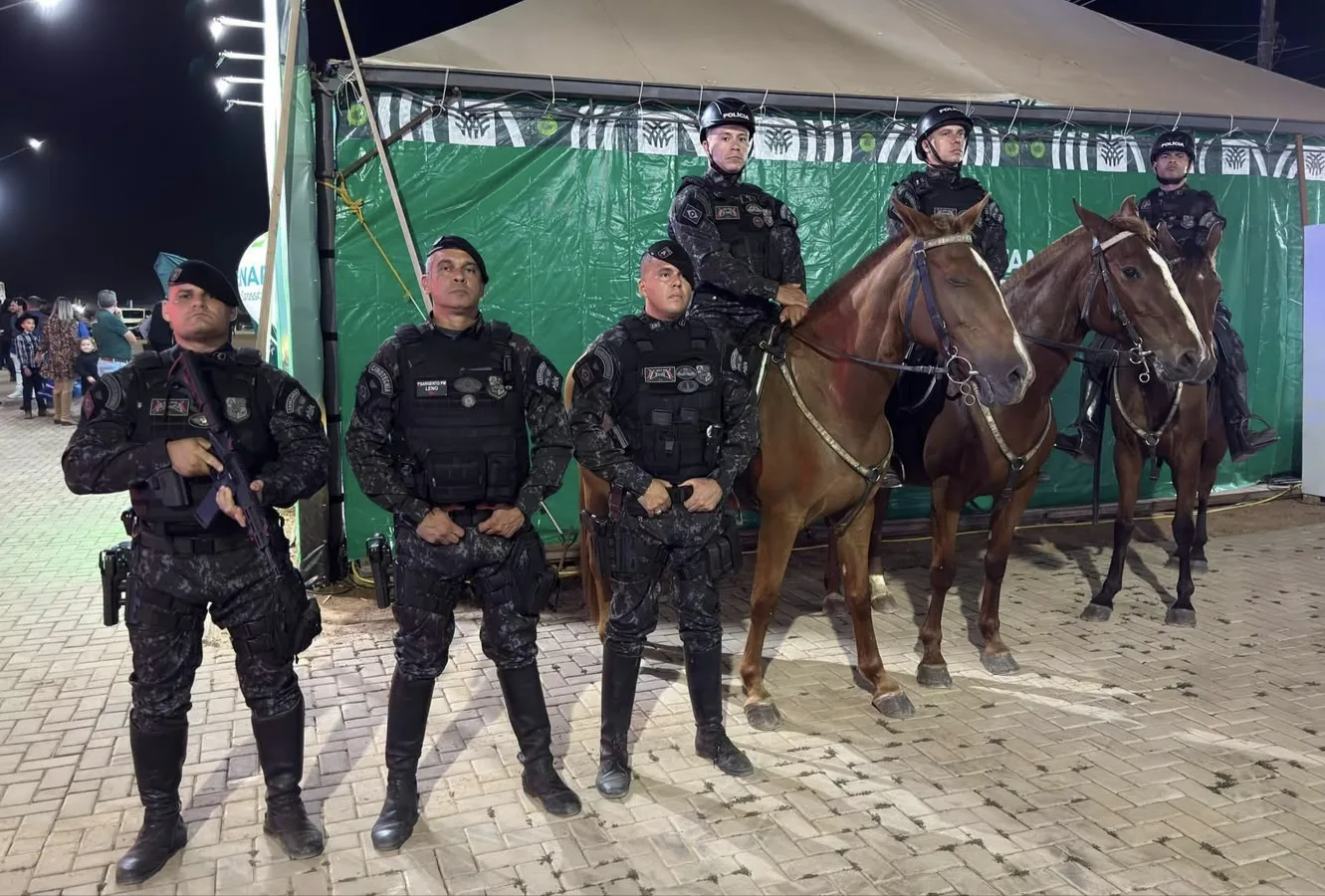 Monitoramento do CIOSP e ação da Cavalaria resultam na prisão de dois foragidos durante a Expo Matupá