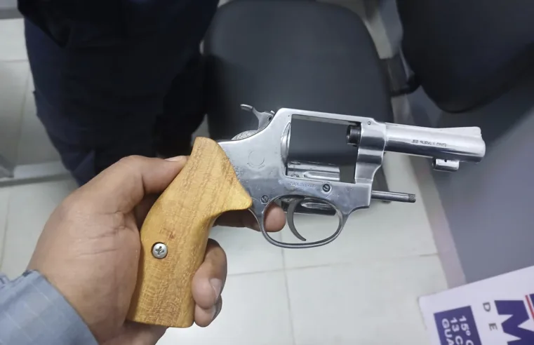 Homem é preso por porte ilegal de arma e outro por resistência e desacato em Guarantã do Norte