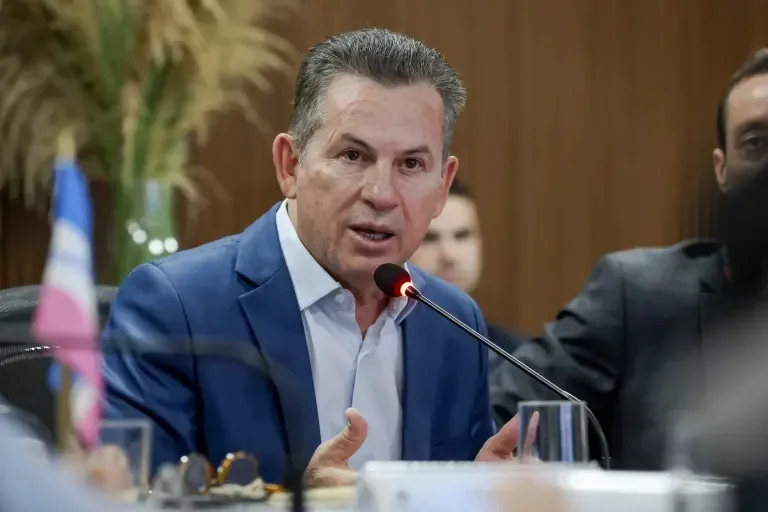 Mauro Mendes diz que operação da PF tem motivação política e nega irregularidades em acordo com a Oi