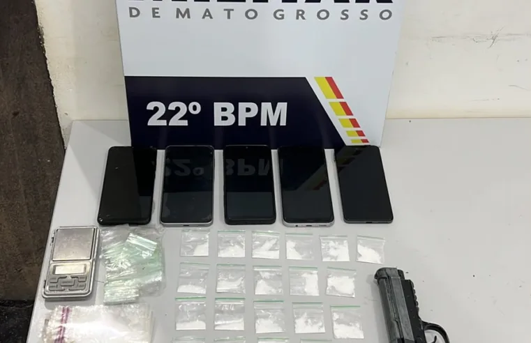 Três adolescentes são apreendidos por ato infracional análogo ao tráfico de drogas em Peixoto de Azevedo