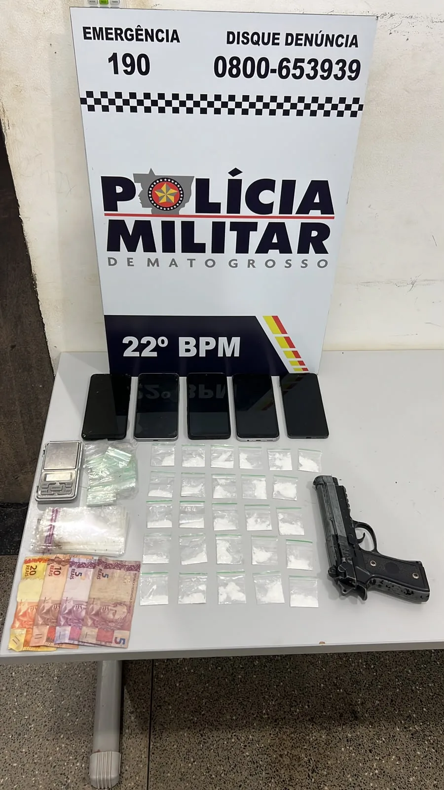 Três adolescentes são apreendidos por ato infracional análogo ao tráfico de drogas em Peixoto de Azevedo