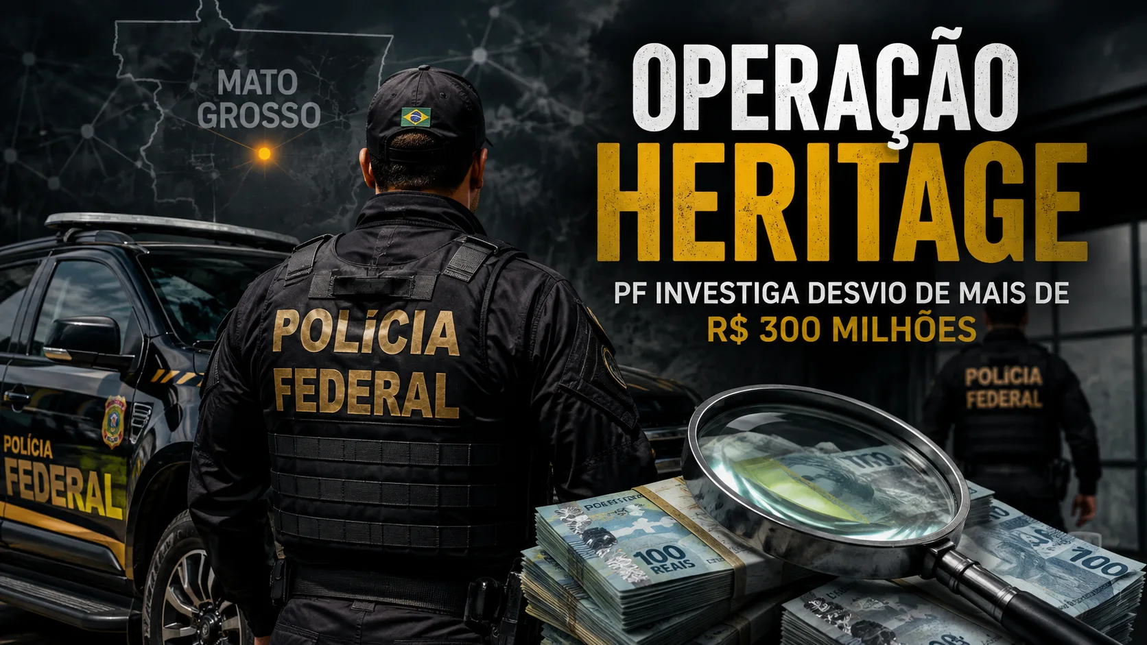 PF deflagra Operação Heritage e investiga suposto desvio de R$ 308 milhões em acordo firmado pelo Governo de Mato Grosso