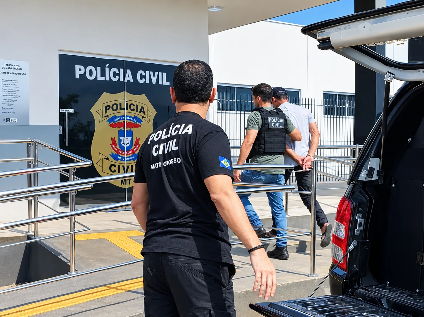 Homem é preso em Guarantã do Norte durante cumprimento de mandado de prisão preventiva