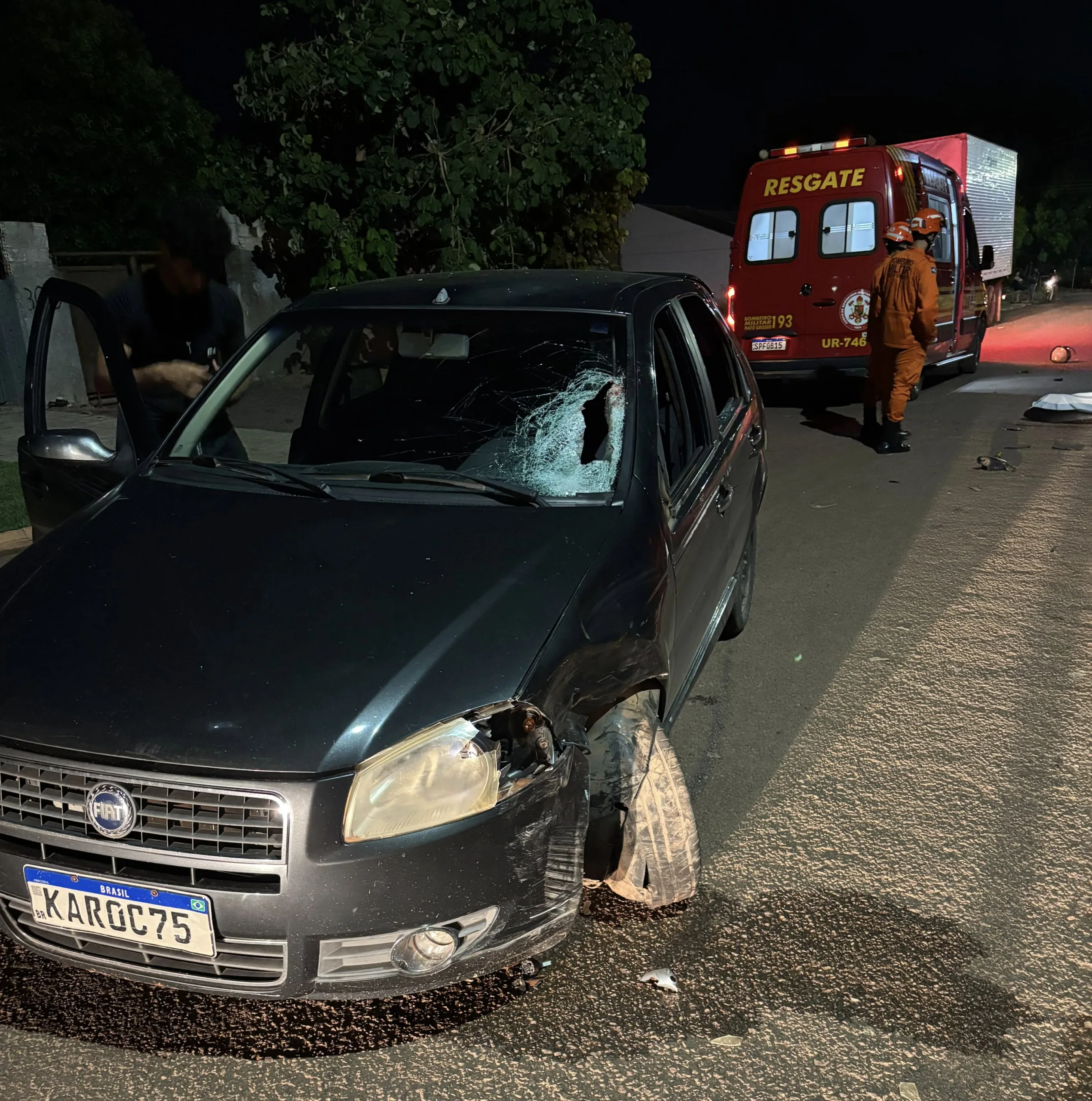 Jovem de 29 anos perde a vida em colisão entre carro e motocicleta em Guarantã do Norte