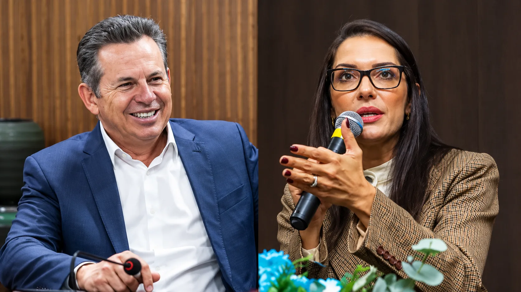 Mauro Mendes e Janaína Riva lideram pesquisas para o Senado em Mato Grosso